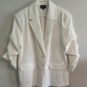 Danielle Bernstein White Blazer Large GREAT CONDITION